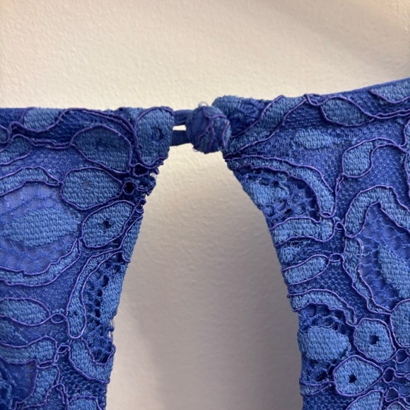 Maeve Anthropologie NEW Blouse Top Size 10 Cropped Romantic Lace Tie Coquette - Picture 6 of 10